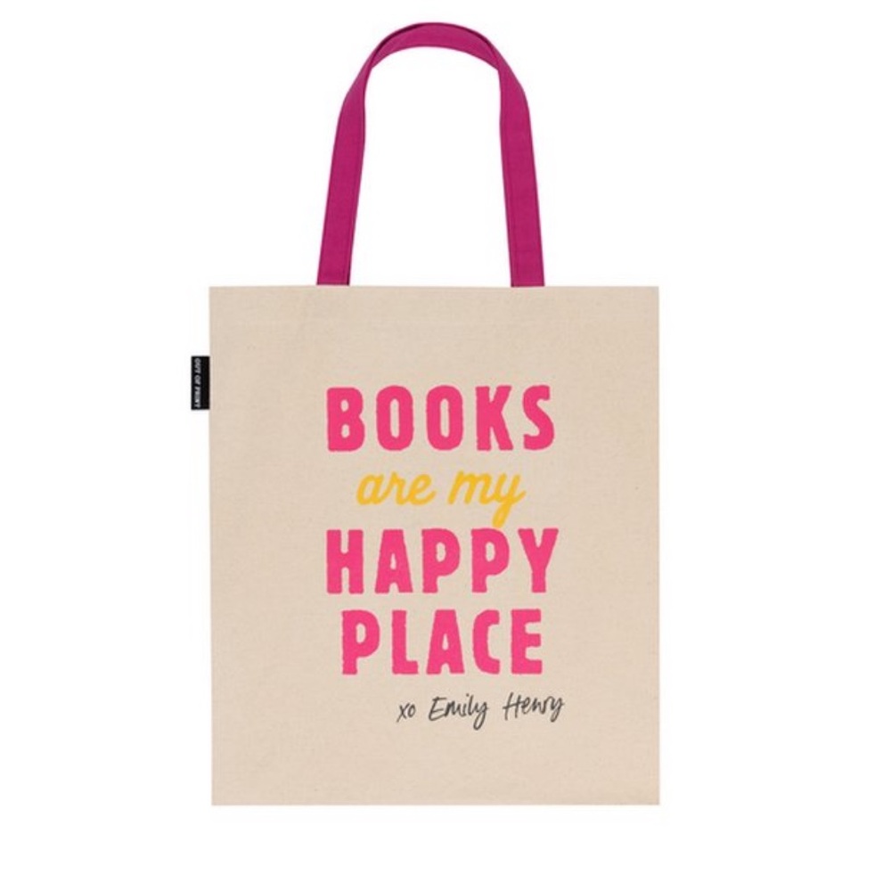 Out of Print Emily Henry Original Tote | Book Lovers Happy Place Beach Read PWMV